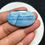 Миниатюра: Blue Opal Cabochon 1 Piece Size 37 MM Approx