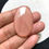 Thumbnail: Peach Moonstone Cabochons 1 Piece Size 38 MM Approx