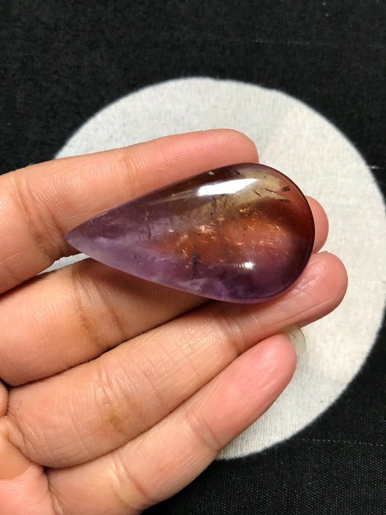 サムネイル： Ametrine Cabochons 1 Piece Size 44 MM Approx