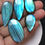 サムネイル： Labradorite Cabochon 5 Piece Size 33-24 MM Approx