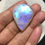 Thumbnail: Rainbow Moonstone Faceted Cabochon 1 Piece Size 33 MM Approx