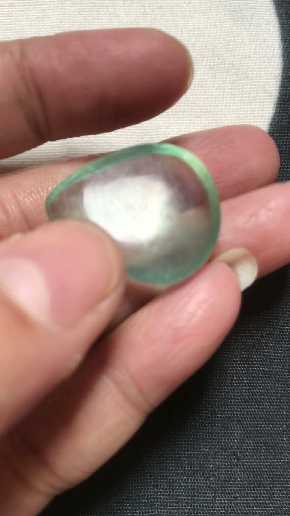 Μικρογραφία: Fluorite Cabochon 1 Piece Size 25 MM Approx