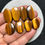 Thumbnail: Tiger Eye Cabochon 8 Piece Size 22-18 MM Approx