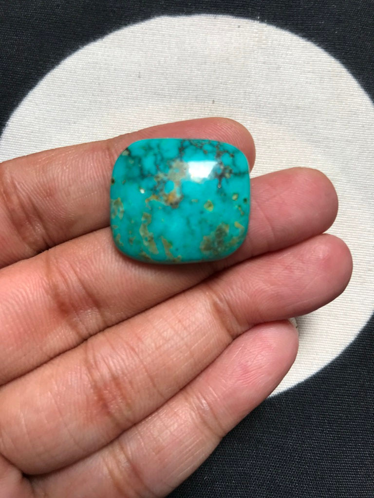 Thumbnail: Turquoise Cabochon 1 Piece Size 22 MM APPROX