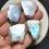 Thumbnail: Rainbow Moonstone Slice. 4 Piece Size 33-25 MM Approx