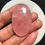 Thumbnail: Rose Quartz Cabochon 1 Piece Size 46 MM Approx