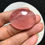 Thumbnail: Rose Quartz Cabochon 1 Piece Size 35 MM Approx