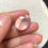 Thumbnail: Rose Quartz Faceted Cabochon 1 Piece Size 19 MM Approx