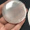 Thumbnail: Selenite Cabochon 1 Piece Size 57 MM Approx