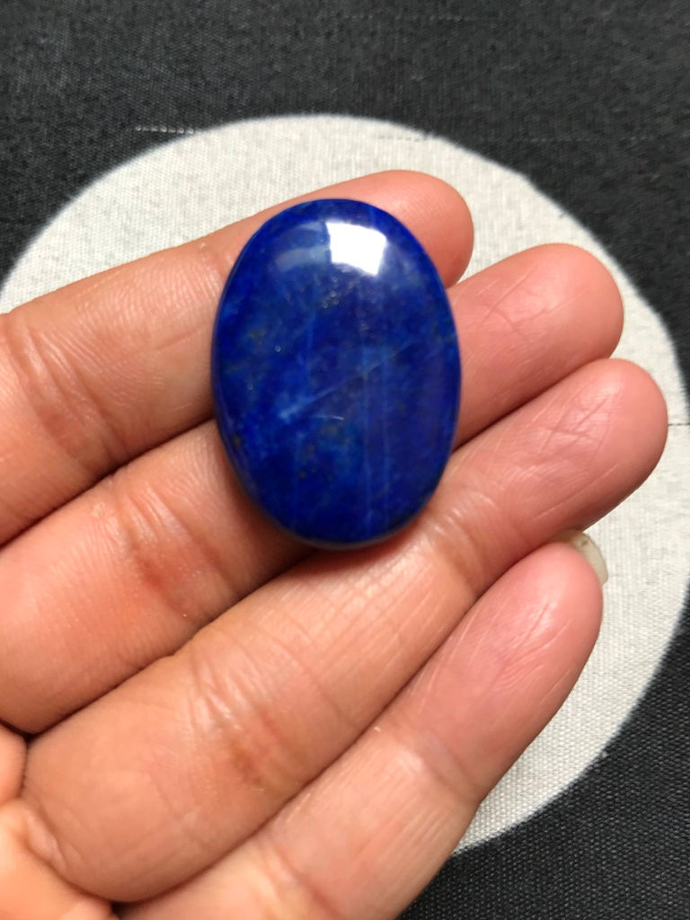 Lapis Lazuli Cabochon 1 Piece Size 30 MM Approx