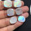 縮圖：Rainbow Moonstone Cabochons 6 Piece Size 15-14 MM Approx