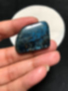 Thumbnail: Blue Kyanite Cabochon 1 Piece Size 34 MM Approx