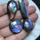 Thumbnail: Labradorite Faceted Cabochon 4 Piece Size 31-22 MM Approx
