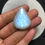Miniature : African Moonstone Cabochon 1 Piece Size 33 MM Appro