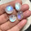 Thumbnail: Rainbow Moonstone Cabochon 4 Piece Size 18-13 MM Approx