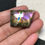 Miniature : Labradorite Cabochon 1 Piece Size 37 MM Approx