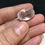 Miniature : Super Seven Faceted Cabochon 1 Piece Size 22 MM Approx