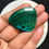 Miniature : Malachite With Chrysocolla Cabochon 1 Piece Size 38 MM Approx