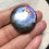 サムネイル： Labradorite Cabochon 1 Piece Size 30 MM Approx