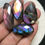 サムネイル： Labradorite Faceted Cabochon 4 Piece Size 33-26 MM Approx