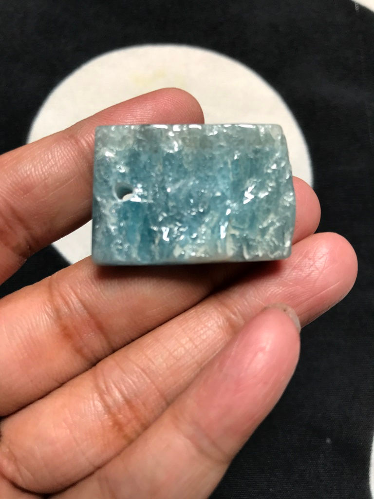 Миниатюра: Aquamarine Pendant 1 Piece Size 32 MM Approx