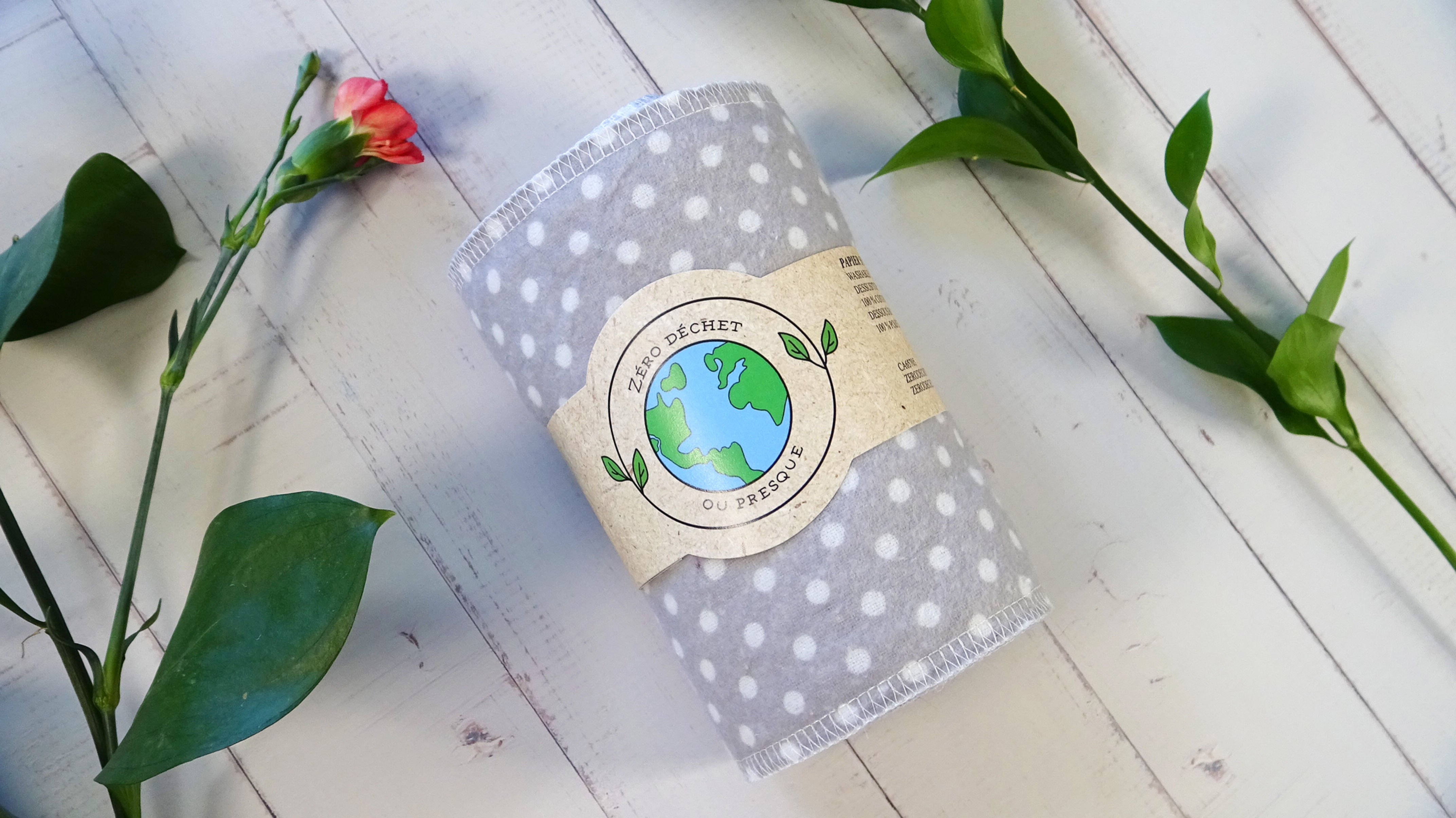 Papier hygiénique toilette - Pois gris