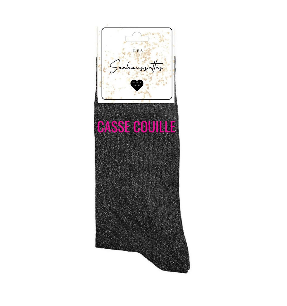 Paire de chaussettes motif : Casse Couille