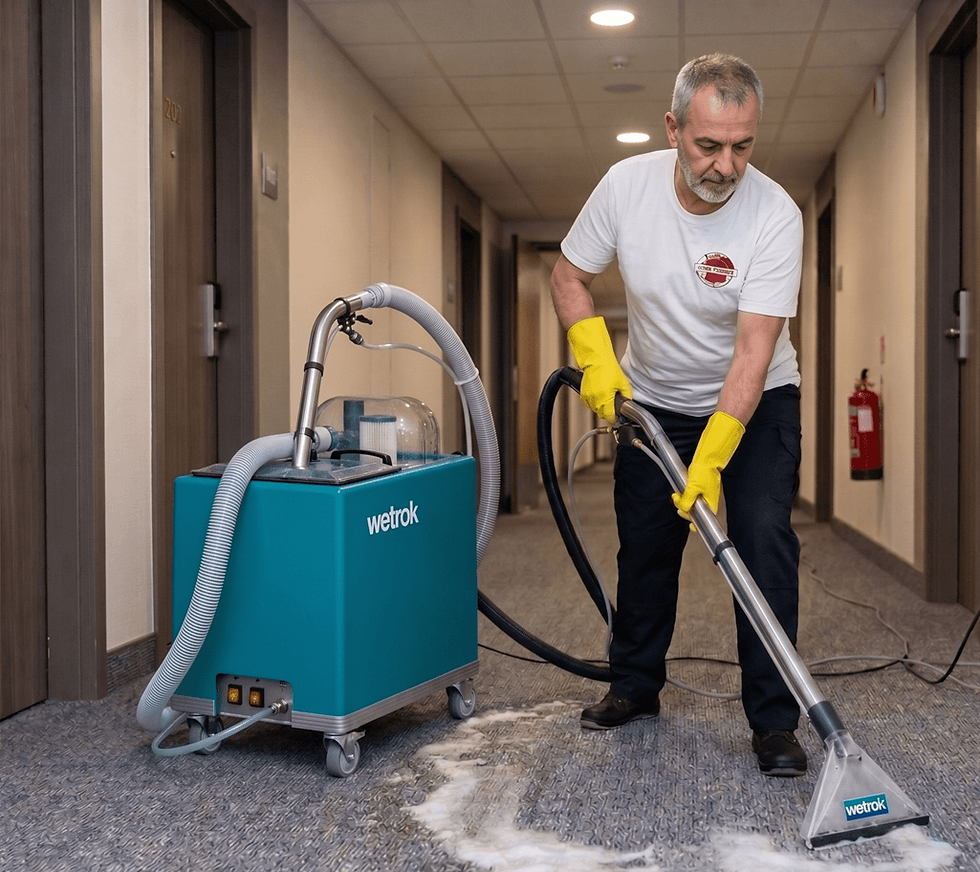 Shampooing moquette bureaux Marseille : injection-extraction, fréquence et coût 2026