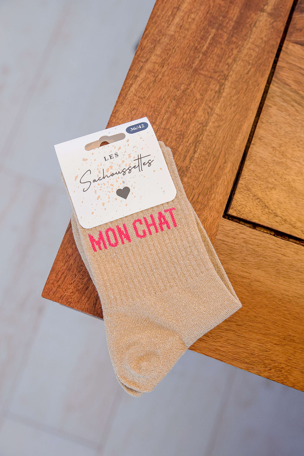 Miniature : Paire de chaussettes motif : Mon Chat