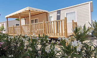 Mobil-home à louer. Empl 410 - Camping du Mar-Estang (66)