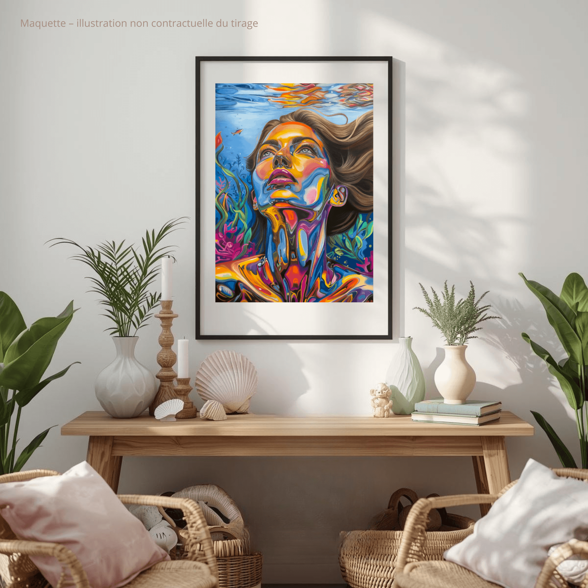 Sous l'océan - Tirage Fine Art - édition limitée - 40 X 60 cm ou 60 X 90 cm