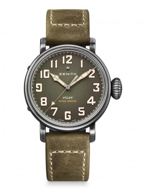 Zenith Pilot Type 20 Extra Special 11.1940.679/63.C800 Steel - Aligator Bracelet content media