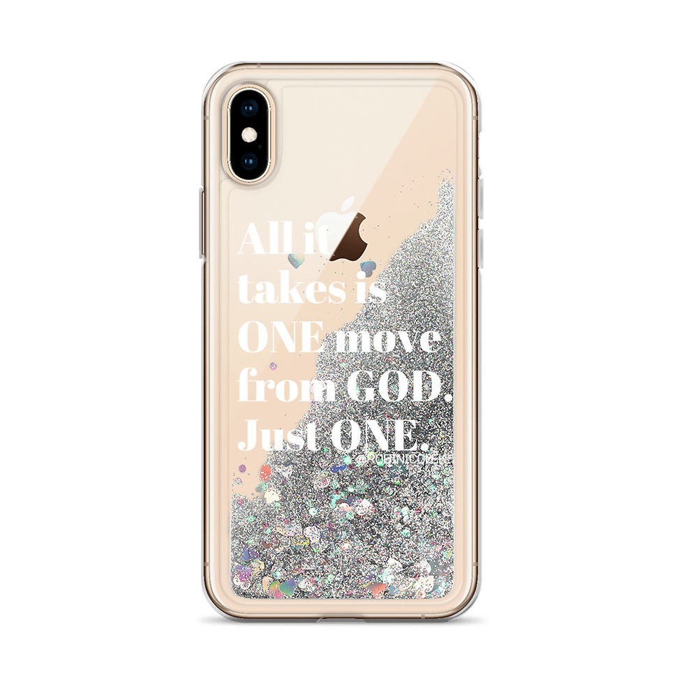 ONE MOVE Liquid Glitter Phone Case