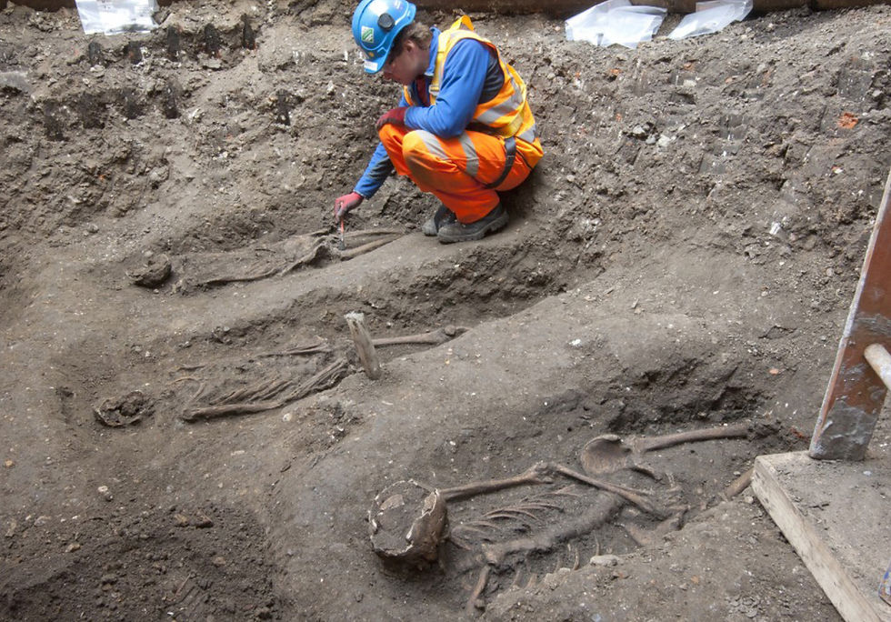 Excavations of New Churchyard