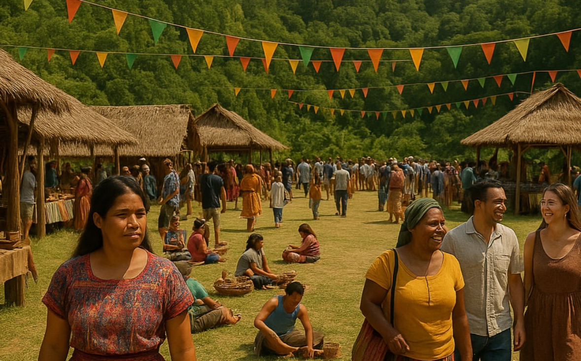 A handmade craft from the Cacao, Crafts & Kulcha Fair