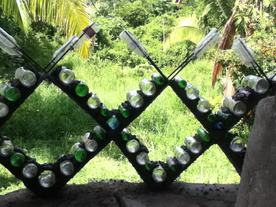 Materials collected for reuse at The Chaos Oasis