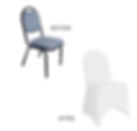 Thumbnail: Chair covers spandex( Banquet Style chairs with sash)