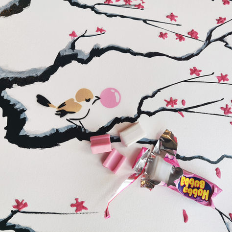 Cherry Blossom Chewing Gum
