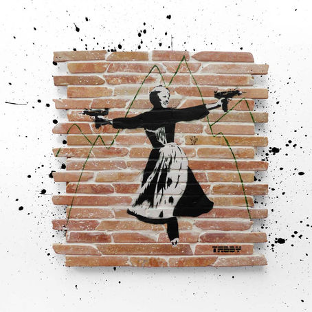 “Sound Of Uzi” miniature brick tiles