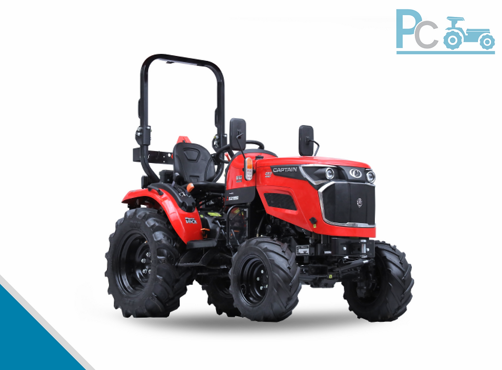 Vista diagonal del minitractor CAPTAIN 283-4WD
