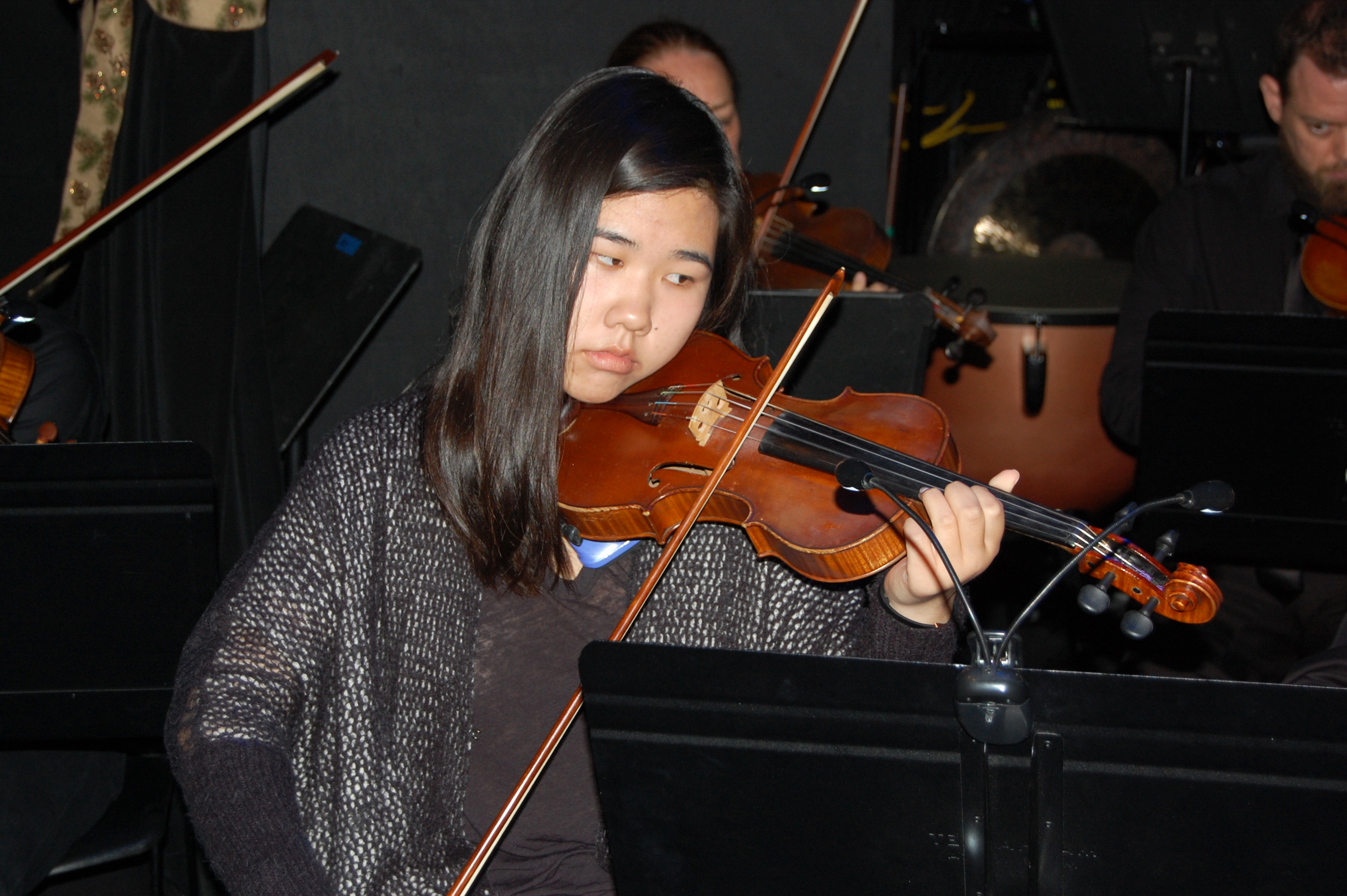 Our wonderful student orchestra