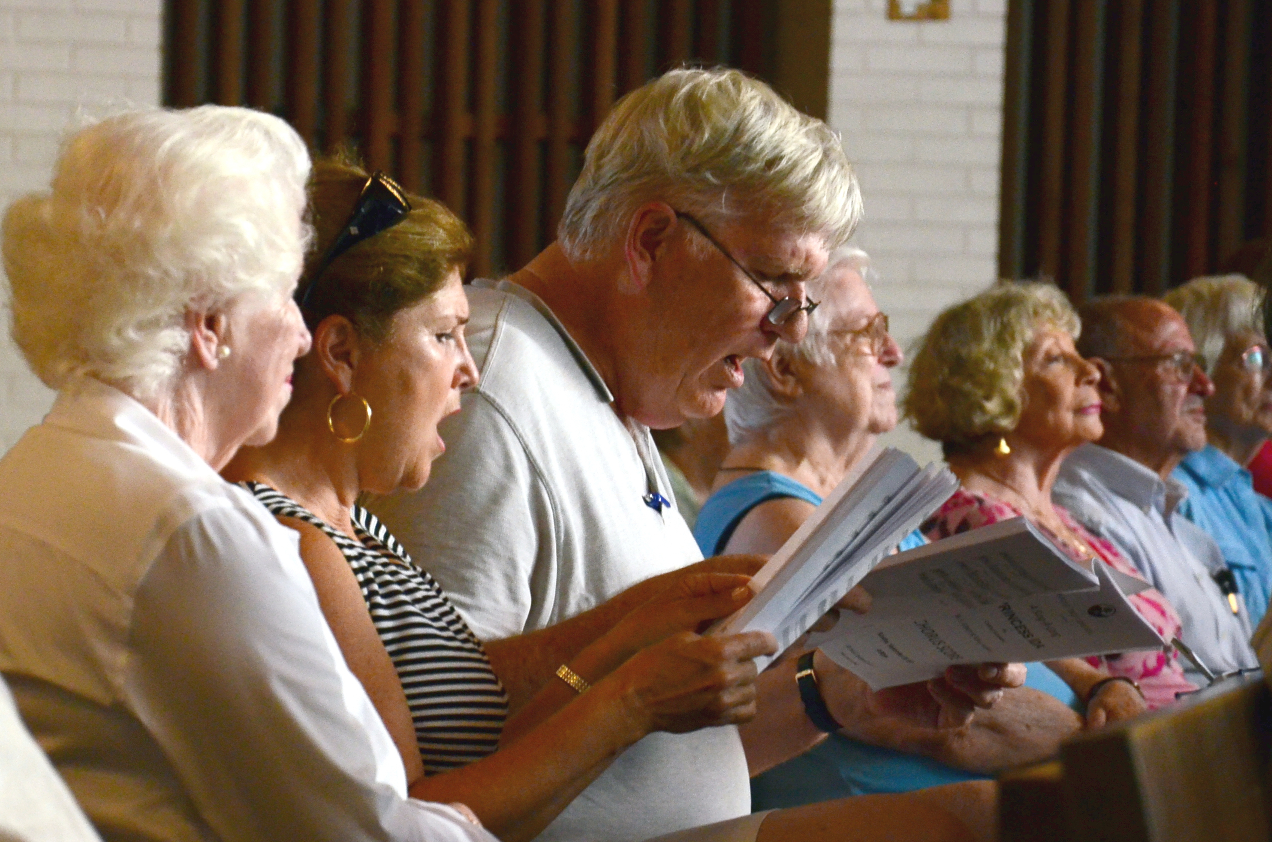Our audience singing along!