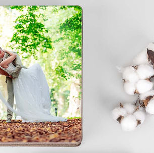 Foto-album met acrylglas bruiloft
