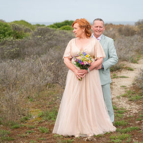 trouwfoto bruidspaar kijkduin