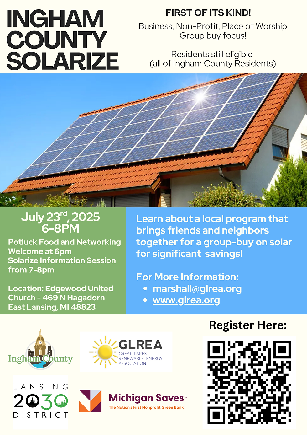 Ingham County "Solarize" program meeting