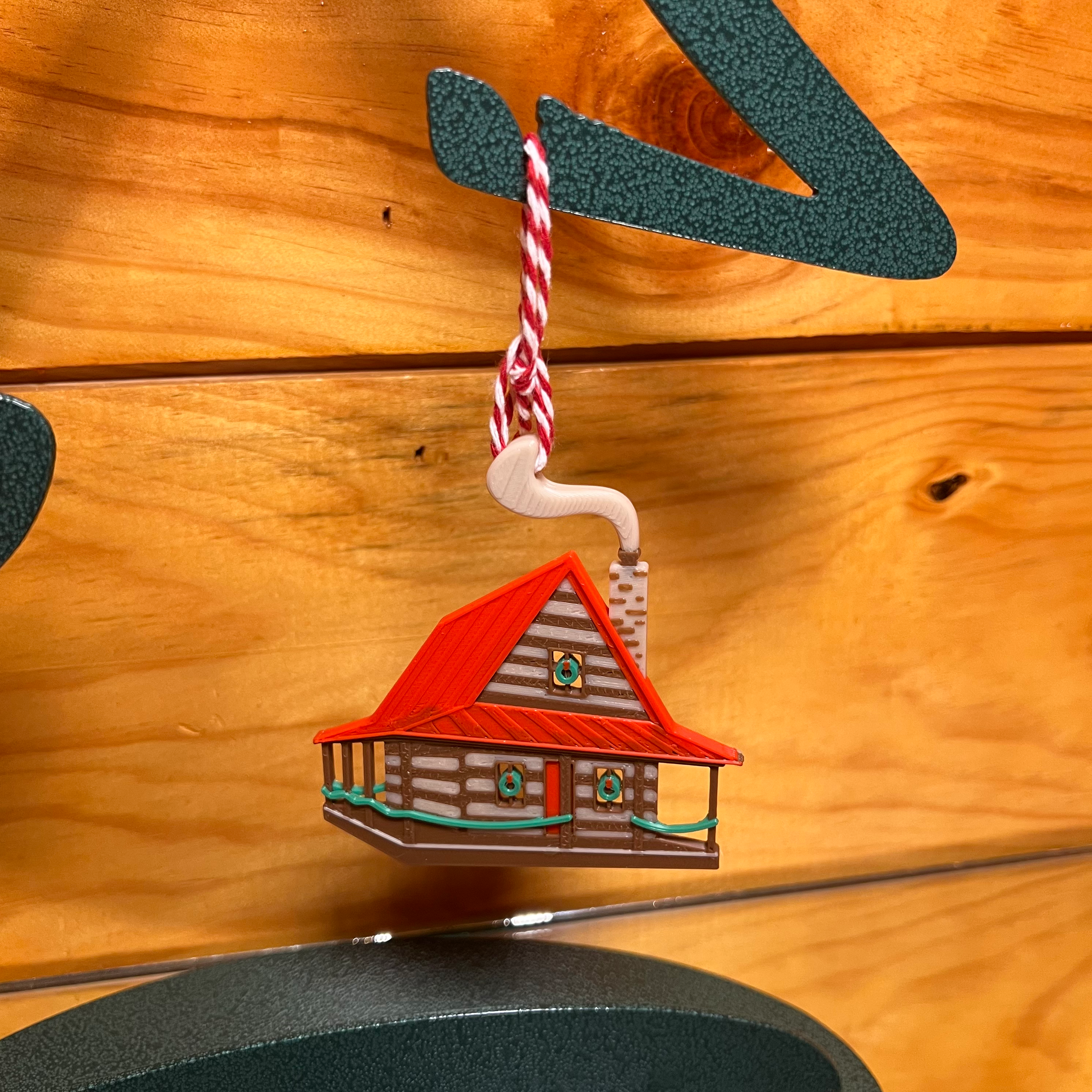 Log Cabin Ornament