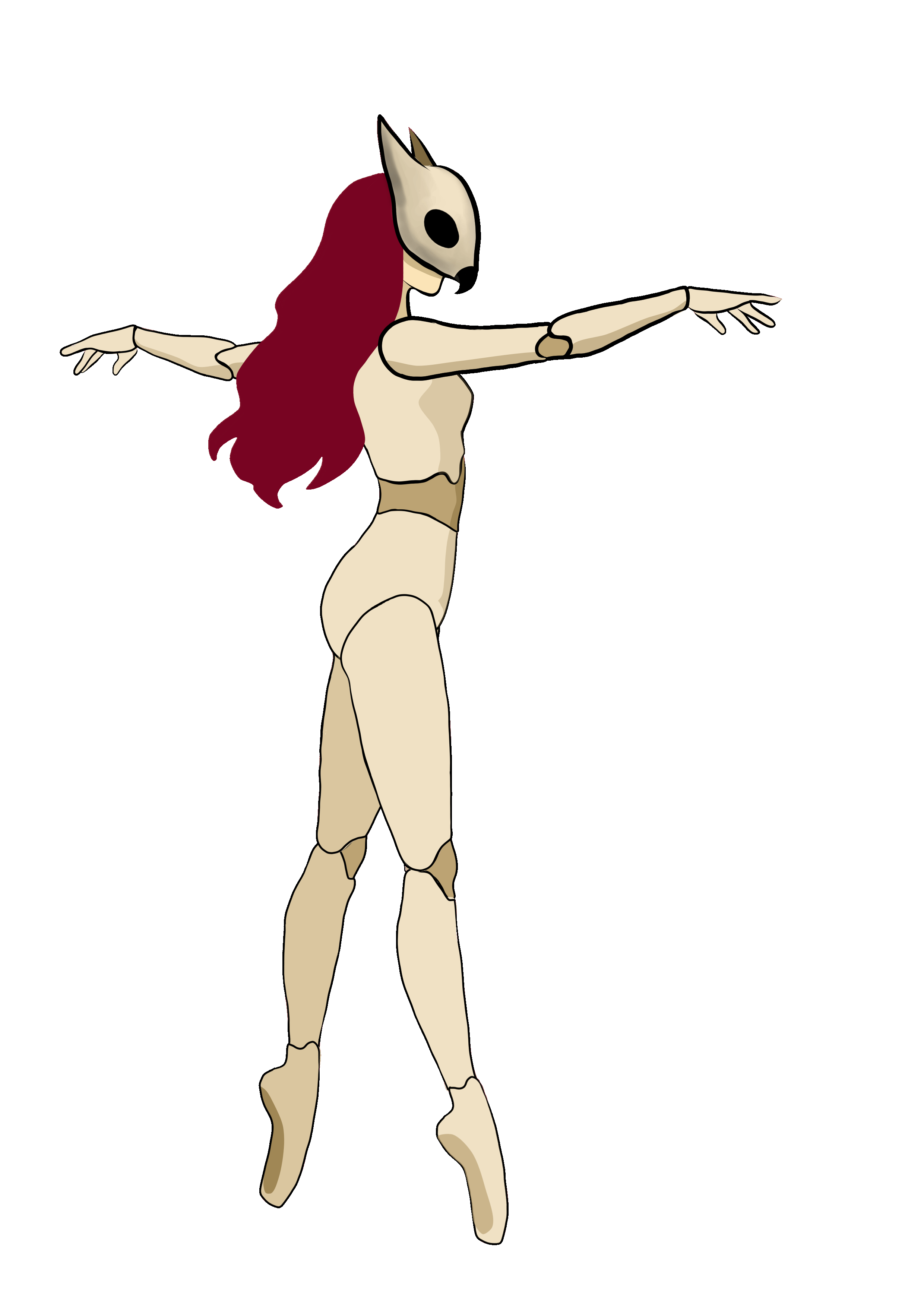 Puppet Ballerina – Walk Cycle Study