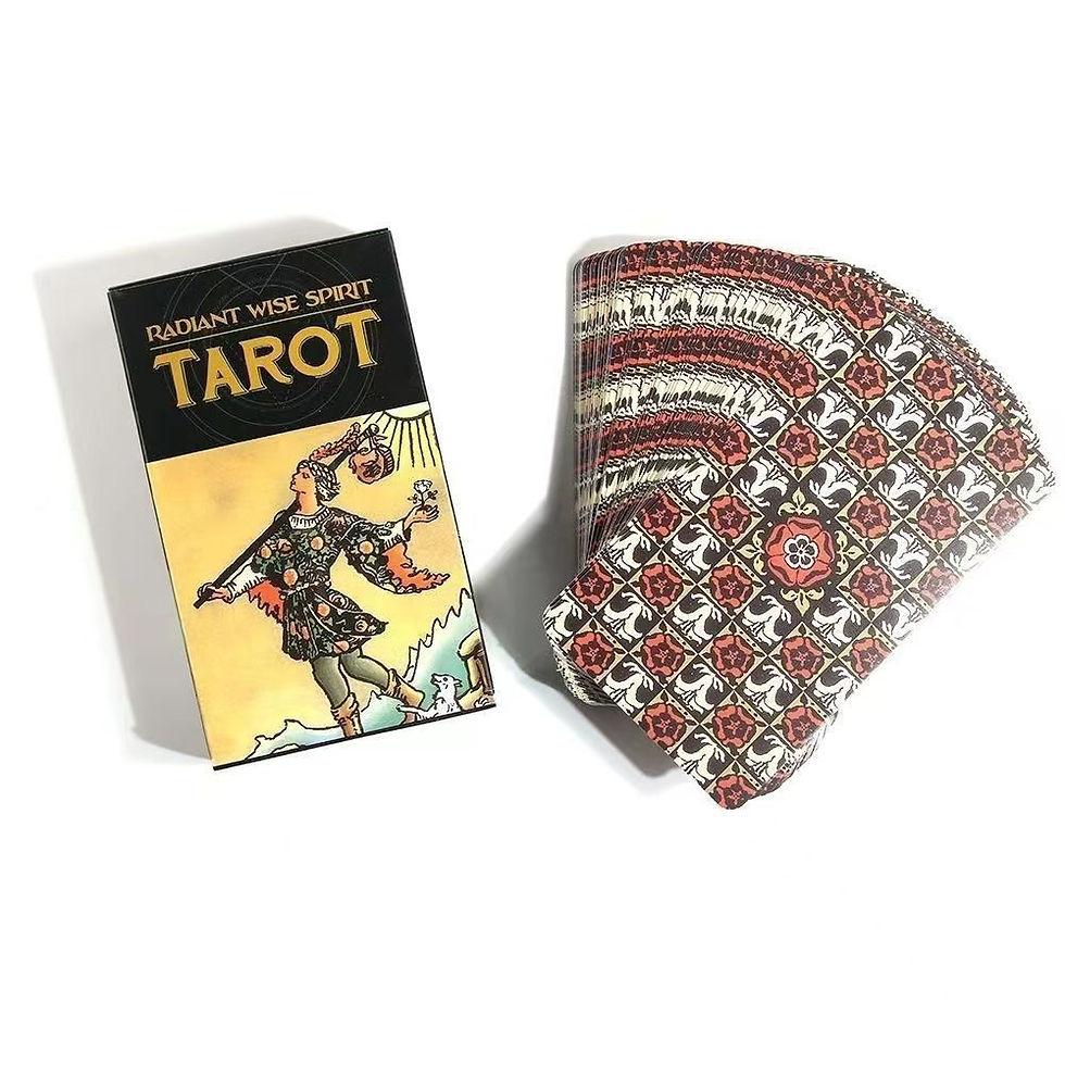 الصورة المصغرة: Black Radiance Wise Spirit Tarot Deck | Classic 78 Rider Edition