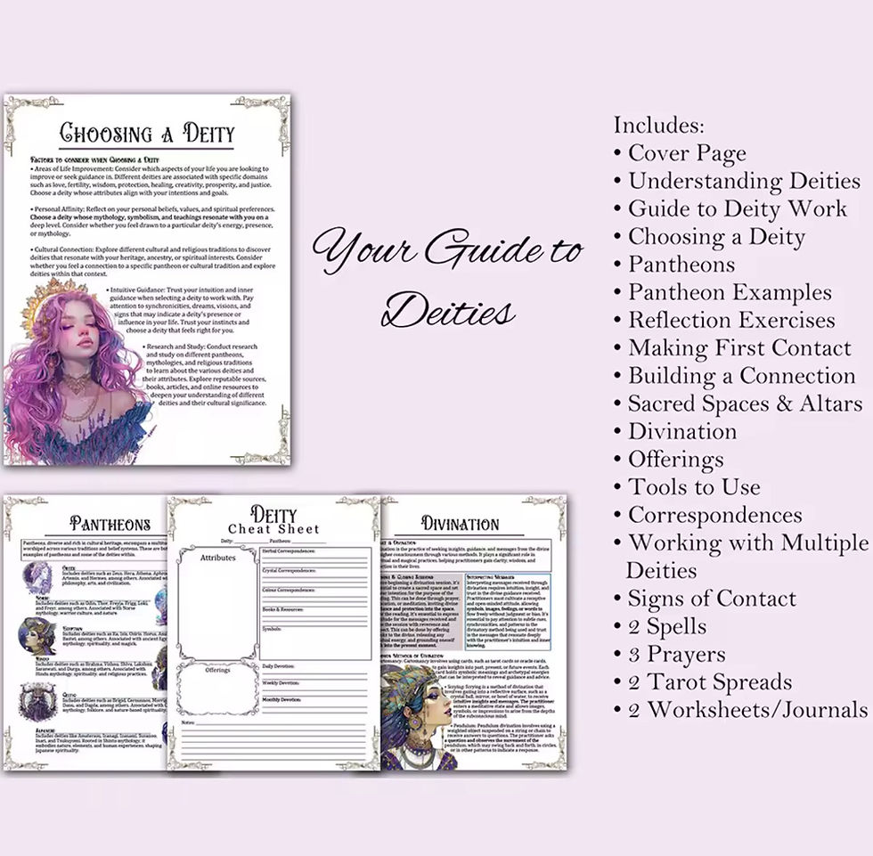 Миниатюра: Spell Jars Guide Book for Beginners – 27-Page Witchcraft & Magic Workbook with I