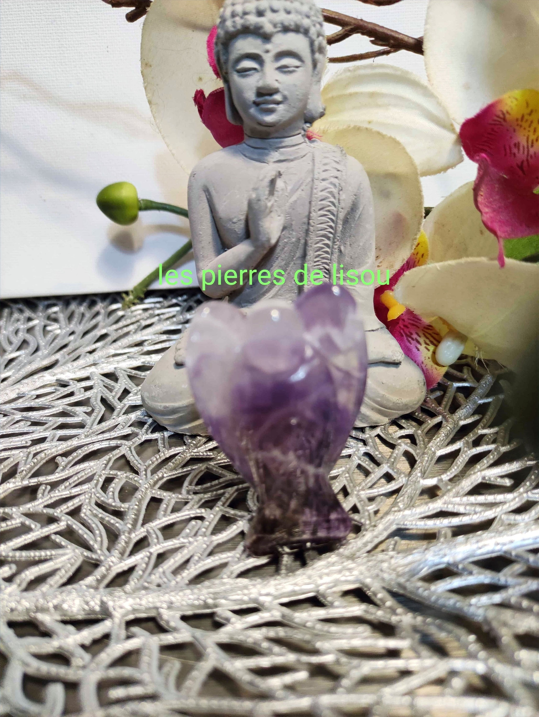 Statuette ange Améthyste